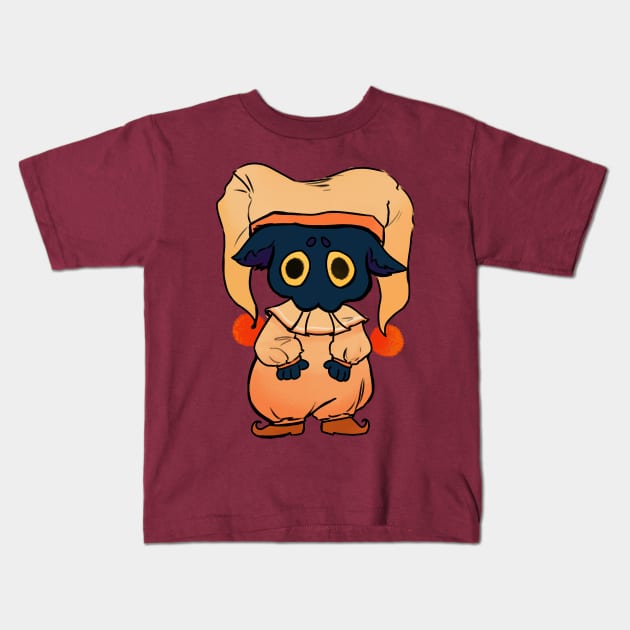 Jester Kitty Kids T-Shirt by YoNemu